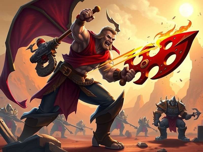 Titan Mace Overlord Game Cover Art